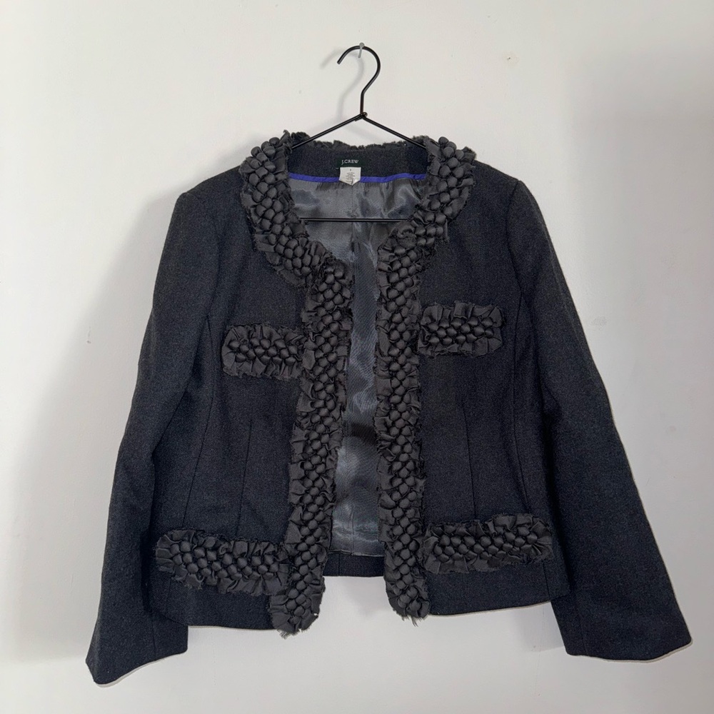 J. Crew Wool Cropped Lady Jacket